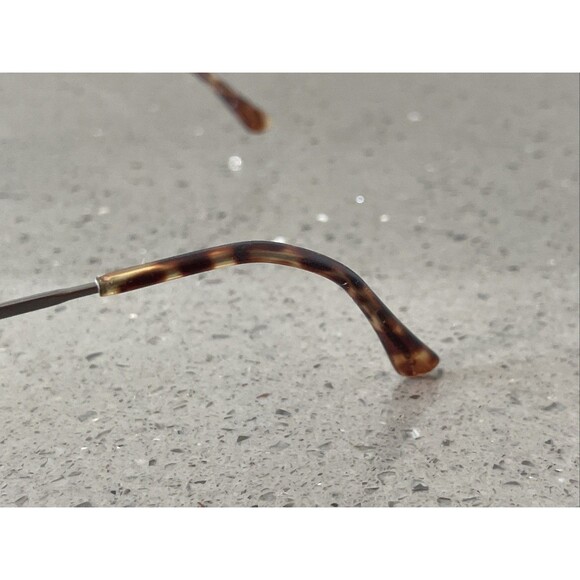 Ray-Ban Half Rim Eyeglasses Frames ONLY RB 6062 2502  49-19-140 Italy Silver - Picture 5 of 12